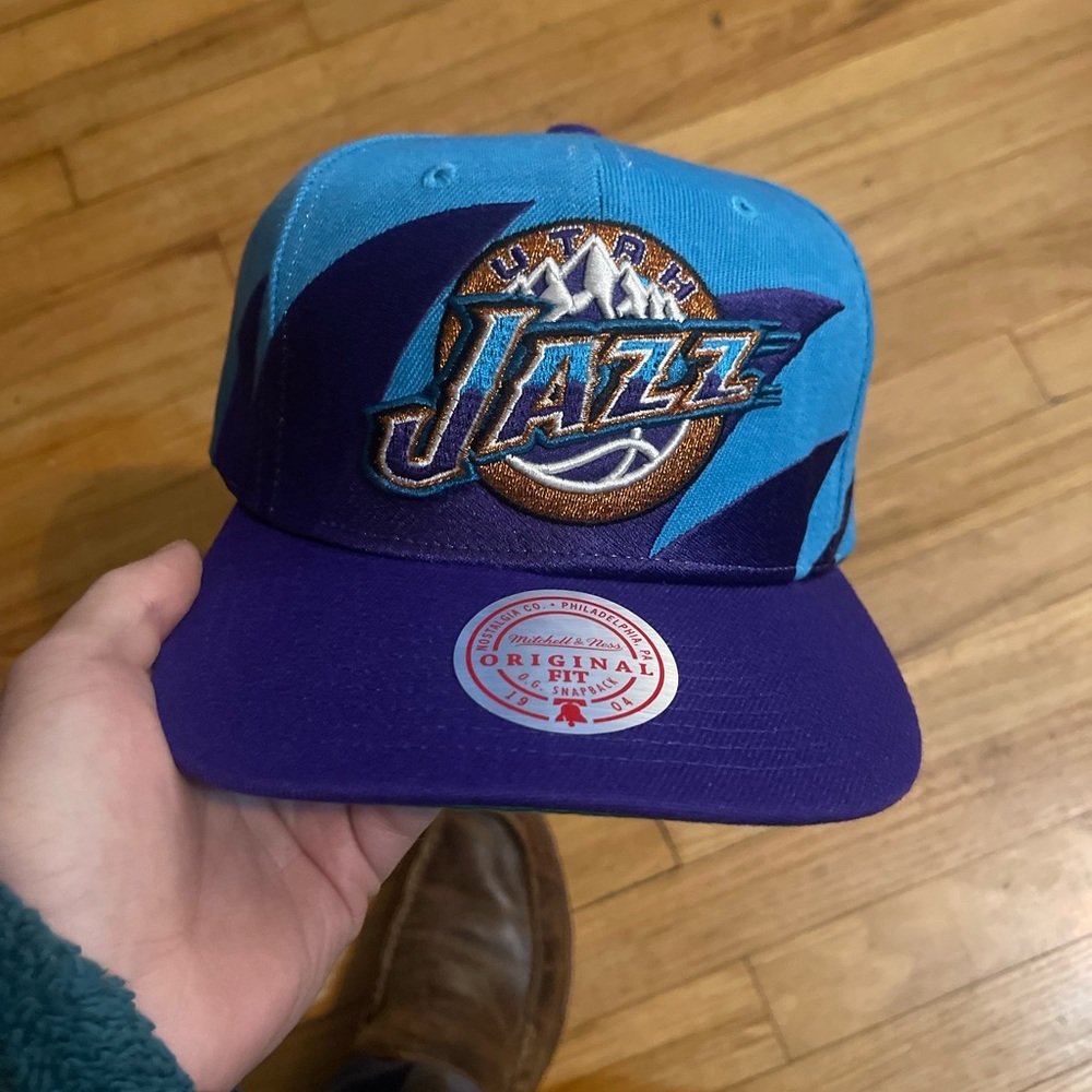 Utah Jazz Shark Mitchell and Ness SnapBack